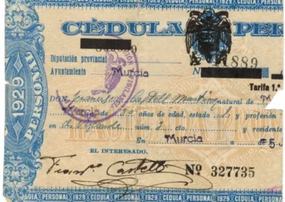 Cédula personal